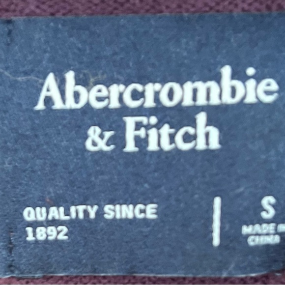 Abercrombie and Fitch Cardigan Sweater Button Up V Neck Cotton/Cashmere Small - Picture 6 of 6